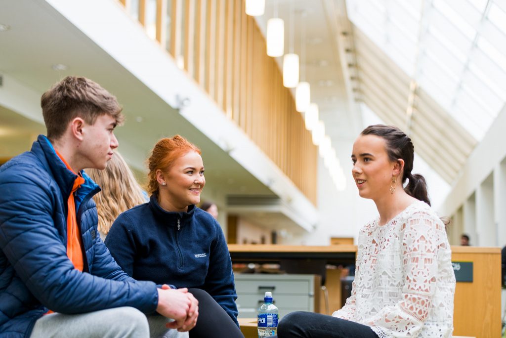 IT Sligo Students on Campus